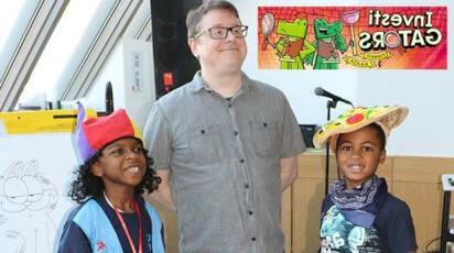 John Patrick Green visits Lower School